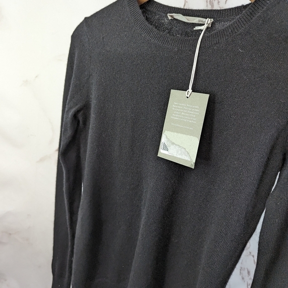 Everlane Sweater Womens XXS 2XS Black The Cashmere Crewneck Pullover Cla… - Picture 10 of 13